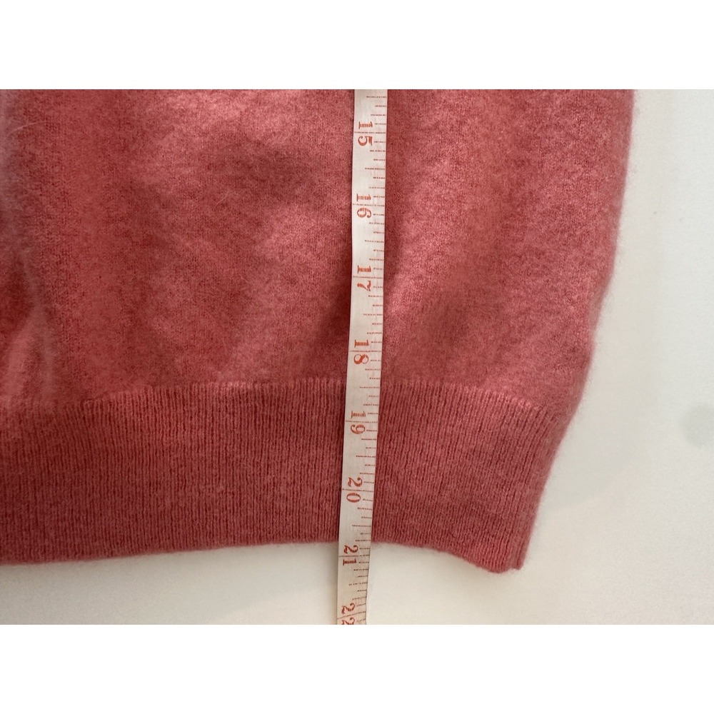 M&S AUTOGRAPH Top‎ Women 16 Medium 100% Cashmere Short Sleeve Knitted Corpcore - Picture 6 of 10